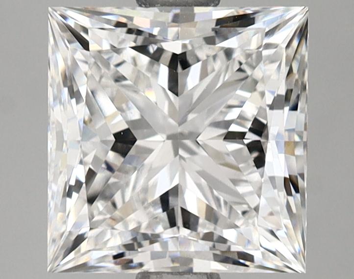 2.37 Carat Princess Shaped Ideal Cut VVS2 IGI Certified Lab Grown Diamond