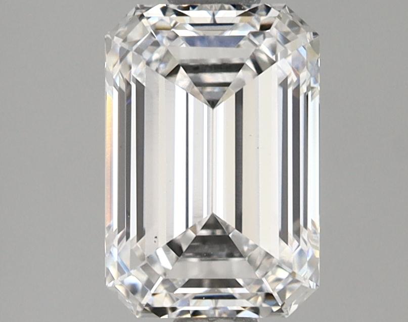 1.56 Carat Emerald Shaped Ideal Cut VVS2 IGI Certified Lab Grown Diamond