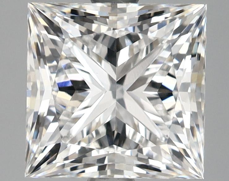 3.08 Carat Princess Shaped Ideal Cut VVS2 IGI Certified Lab Grown Diamond