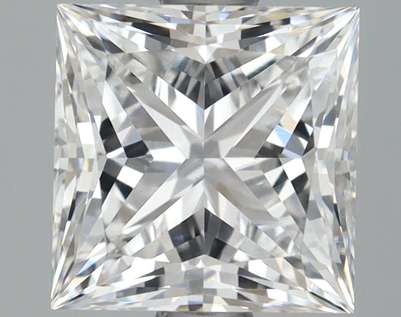 1.68 Carat Princess Shaped Ideal Cut VVS2 IGI Certified Lab Grown Diamond