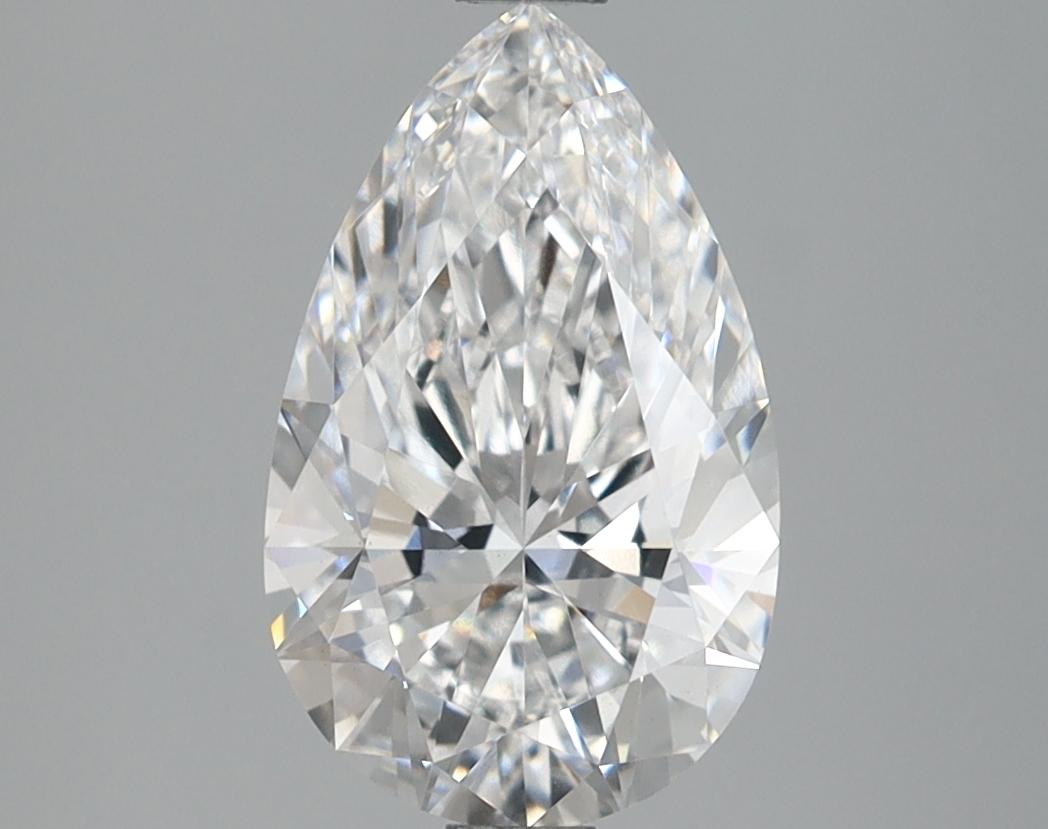 2.08 Carat Pear Shaped Ideal Cut VVS2 IGI Certified Lab Grown Diamond