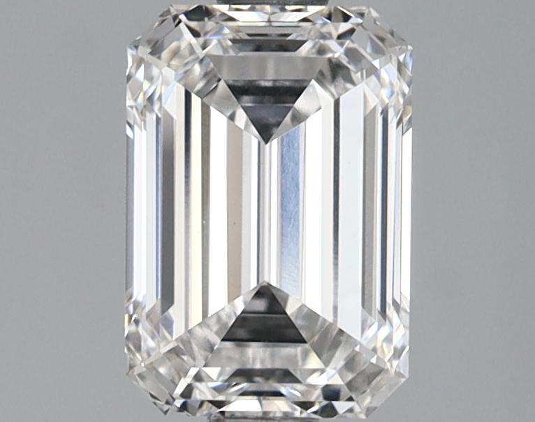 1.56 Carat Emerald Shaped Ideal Cut VVS2 IGI Certified Lab Grown Diamond