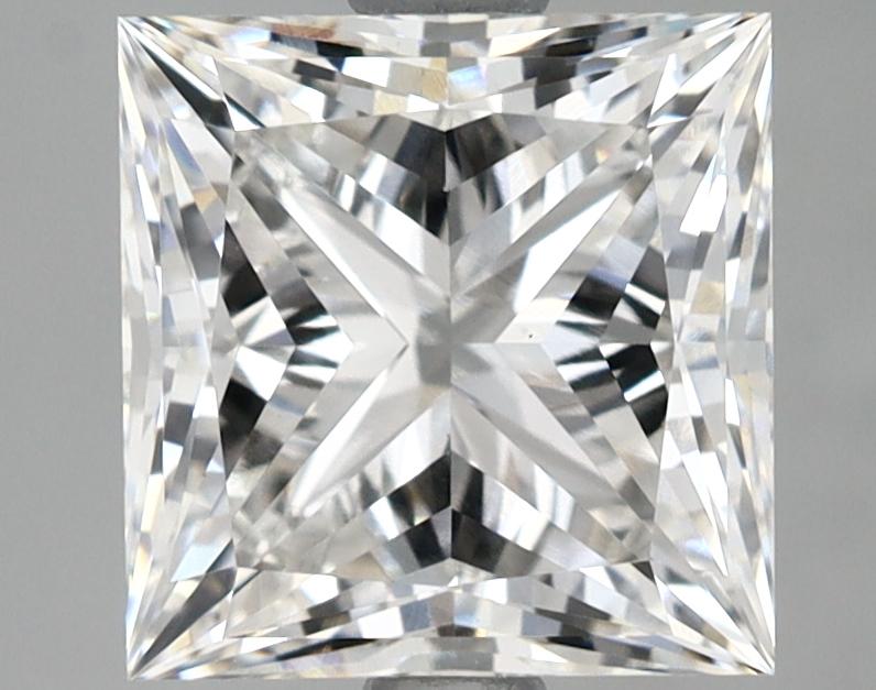 2.96 Carat Princess Shaped Ideal Cut VVS2 IGI Certified Lab Grown Diamond