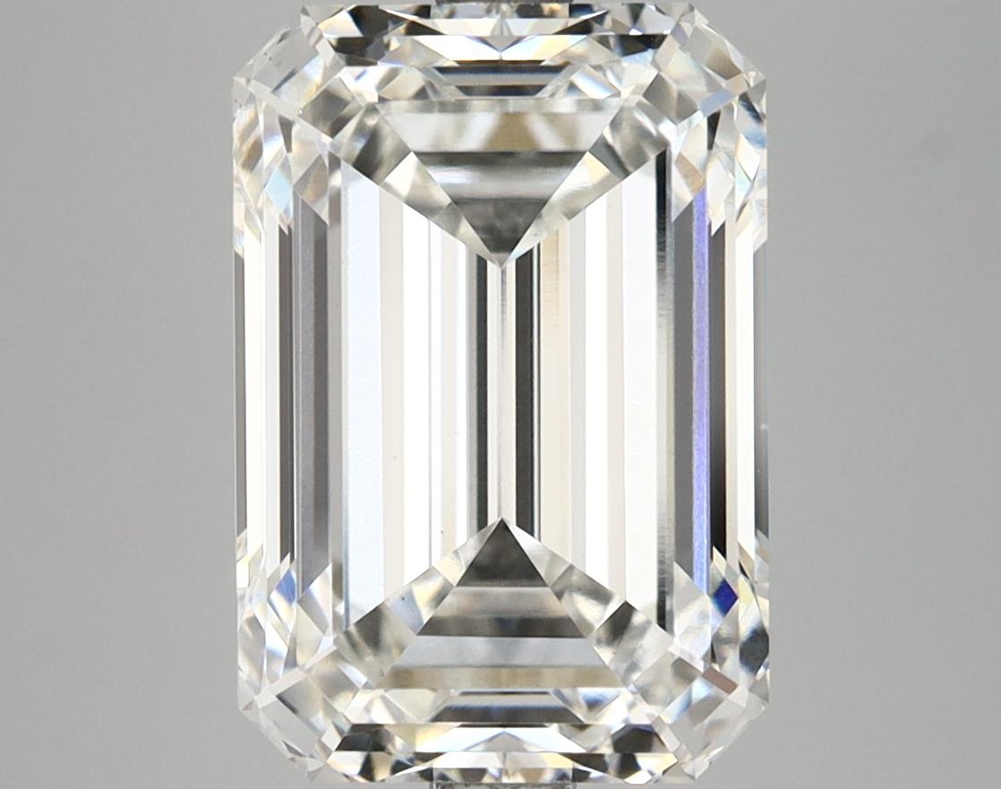 5.51 Carat Emerald Shaped Ideal Cut VVS2 IGI Certified Lab Grown Diamond