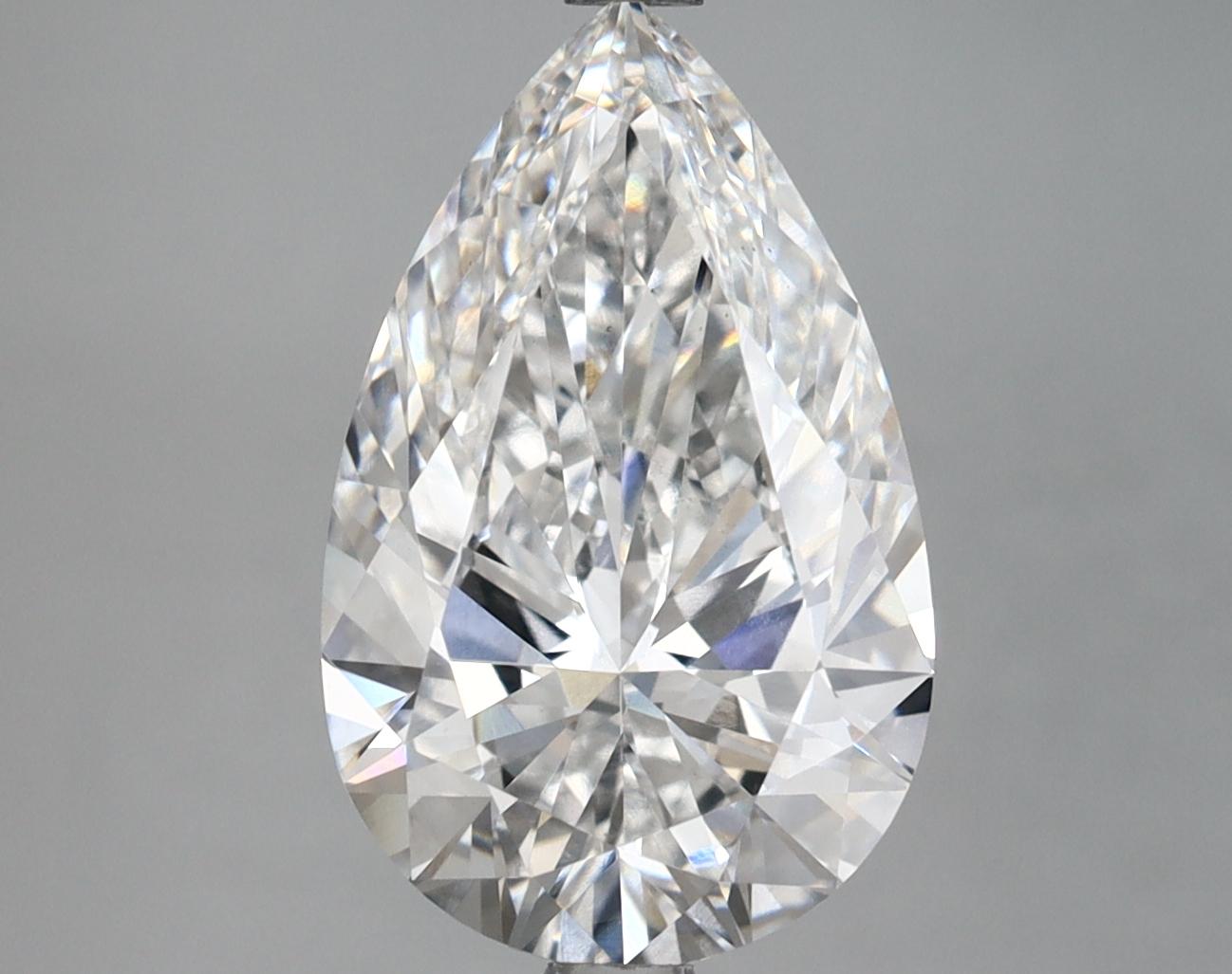 3.97 Carat Pear Shaped Ideal Cut VS2 IGI Certified Lab Grown Diamond