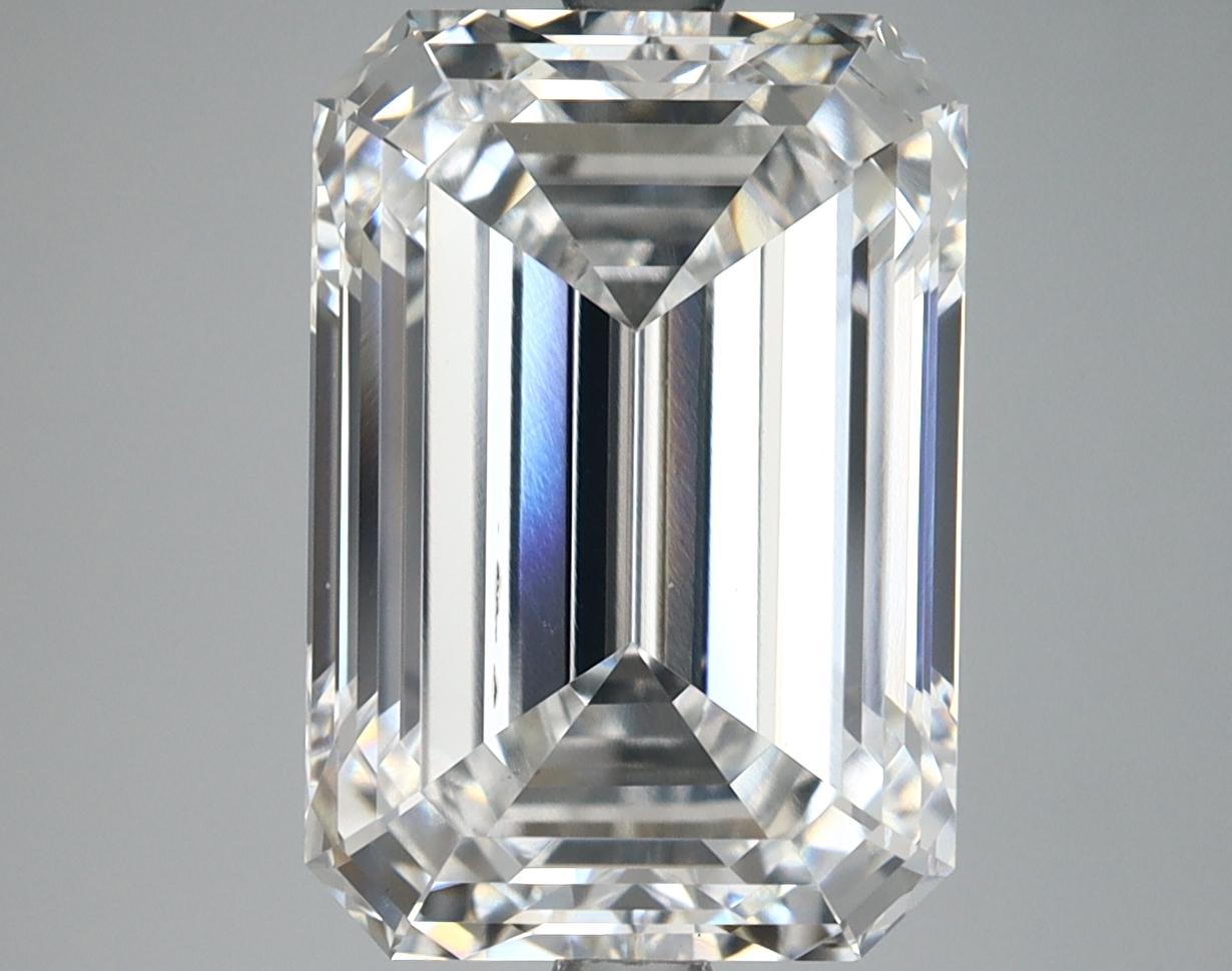 6.54 Carat Emerald Shaped Ideal Cut VS2 IGI Certified Lab Grown Diamond