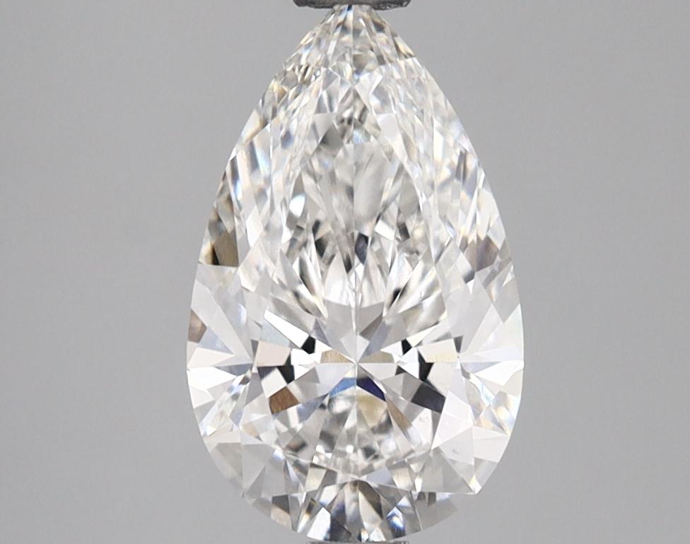 1.63 Carat Pear Shaped Very Good Cut VVS2 IGI Certified Lab Grown Diamond