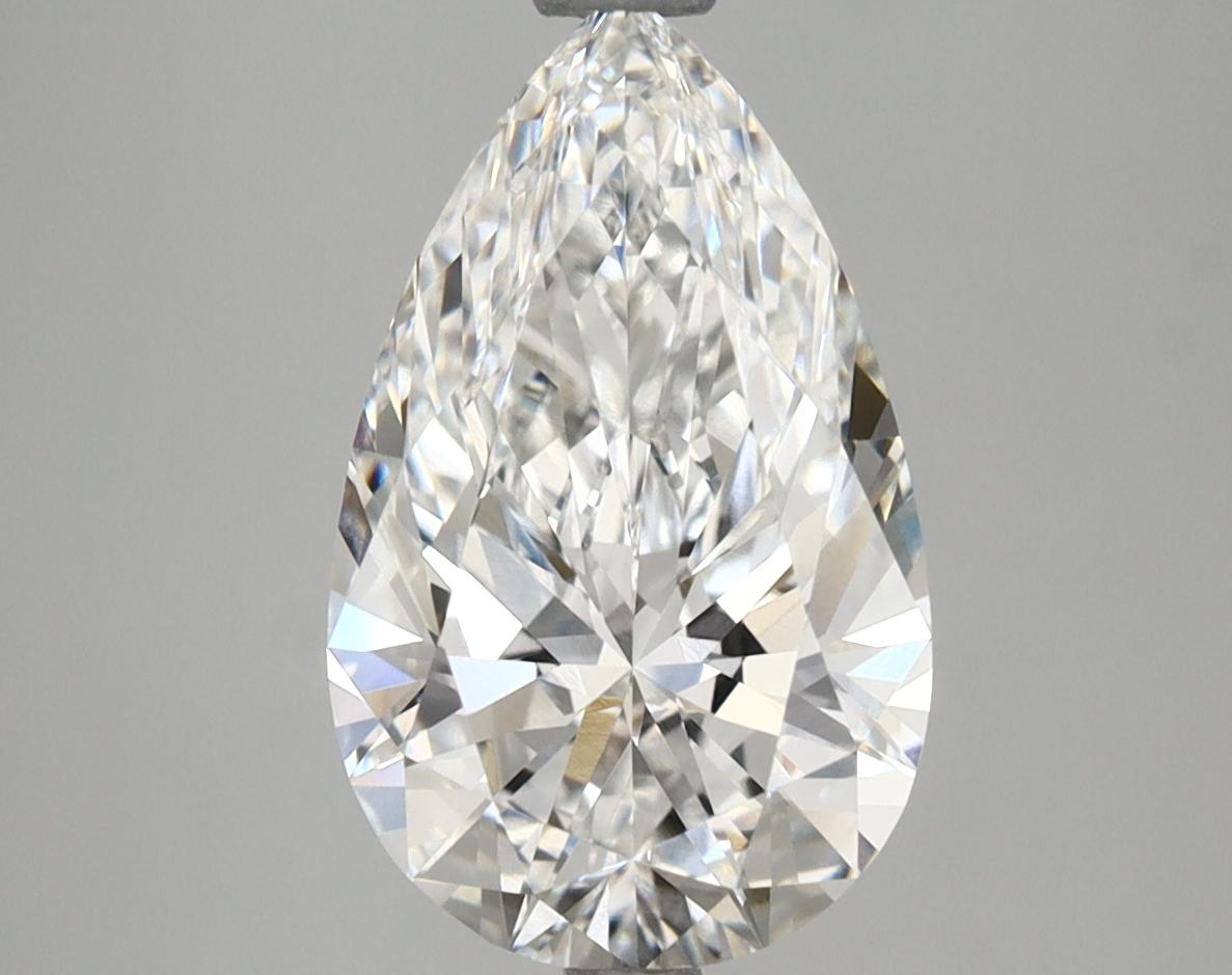2.88 Carat Pear Shaped Ideal Cut VVS2 IGI Certified Lab Grown Diamond