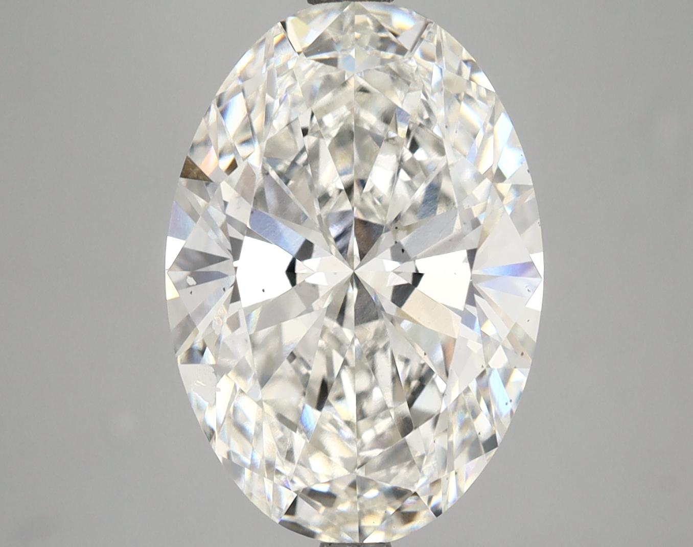 5.46 Carat Oval Shaped Ideal Cut VS2 IGI Certified Lab Grown Diamond