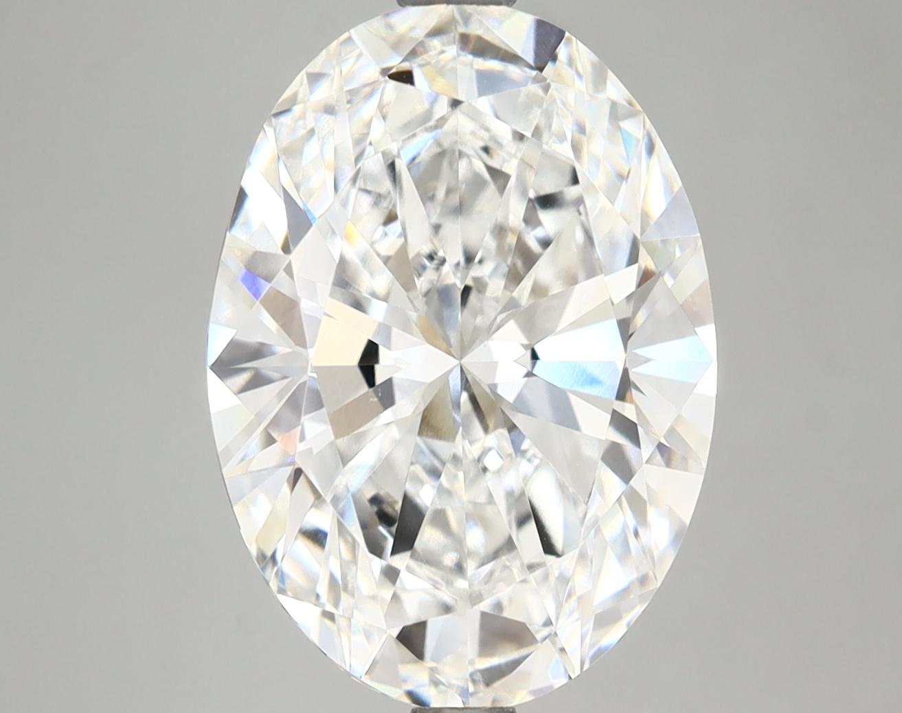 5.51 Carat Oval Shaped Ideal Cut VVS2 IGI Certified Lab Grown Diamond