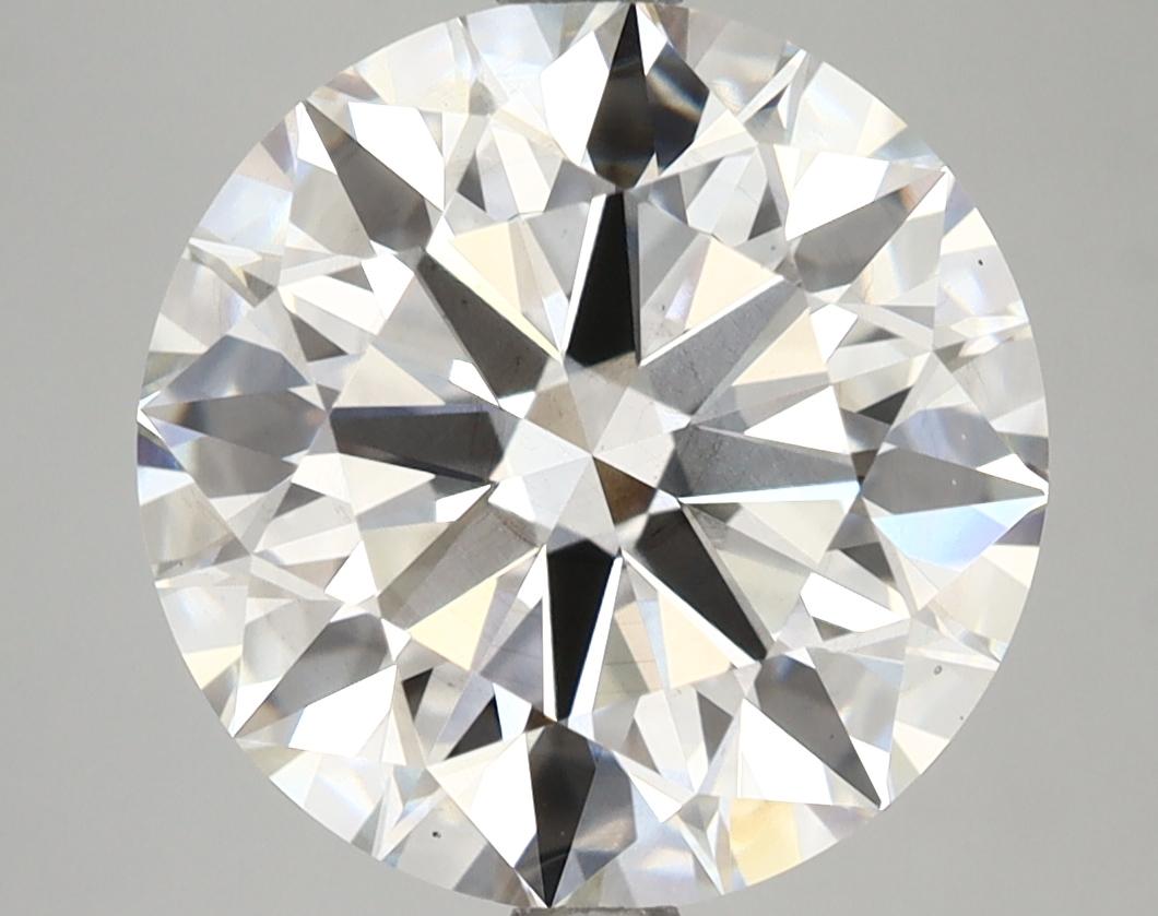 5.59 Carat Round Shaped Ideal Cut VS2 IGI Certified Lab Grown Diamond