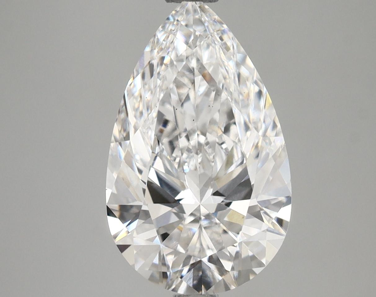 3.15 Carat Pear Shaped Ideal Cut VS1 IGI Certified Lab Grown Diamond