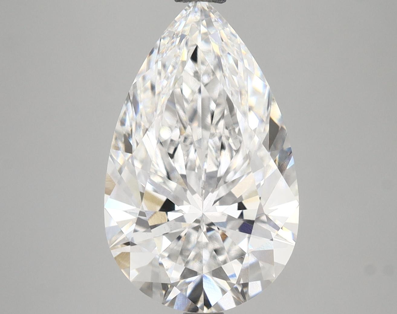 4.1 Carat Pear Shaped Ideal Cut VS1 IGI Certified Lab Grown Diamond
