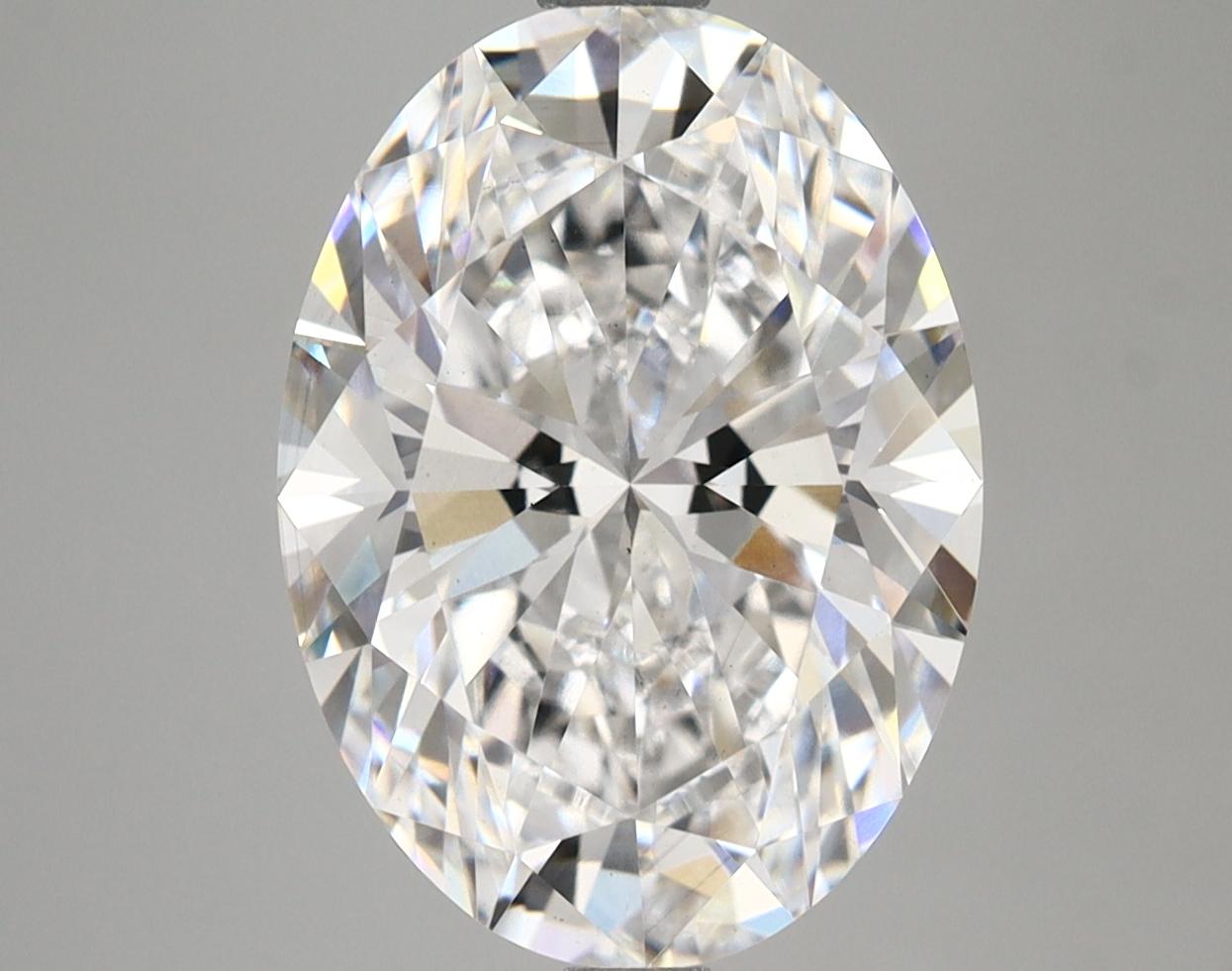 5.12 Carat Oval Shaped Ideal Cut VS2 IGI Certified Lab Grown Diamond