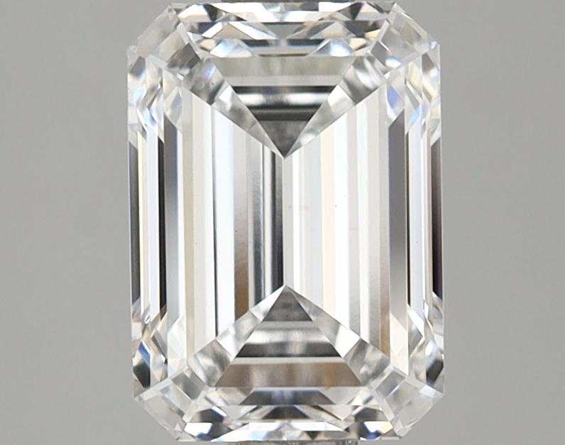 1.59 Carat Emerald Shaped Ideal Cut VVS2 IGI Certified Lab Grown Diamond