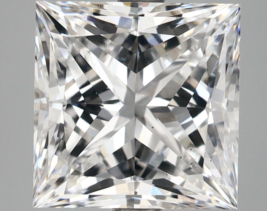 4.61 Carat Princess Shaped Ideal Cut VS2 IGI Certified Lab Grown Diamond