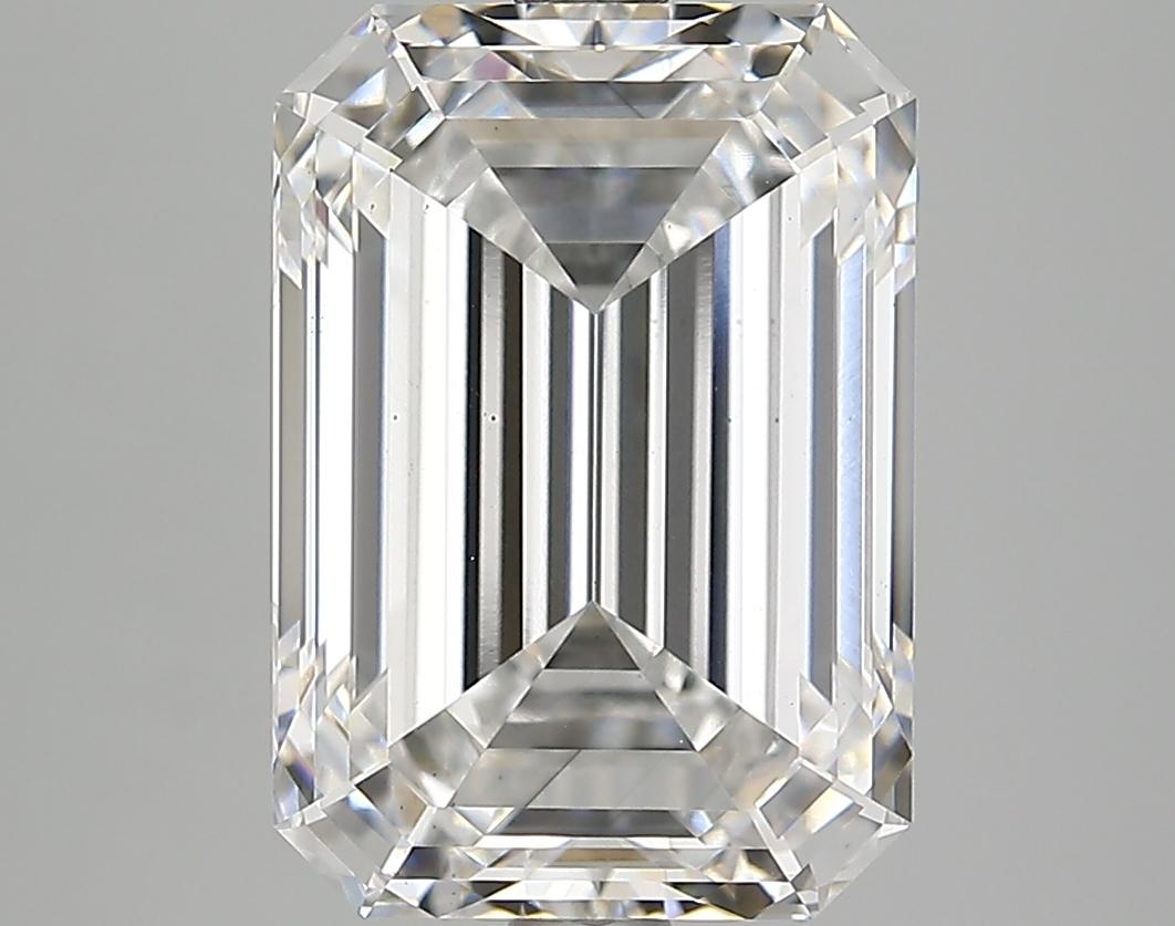 5.75 Carat Emerald Shaped Ideal Cut VS2 IGI Certified Lab Grown Diamond