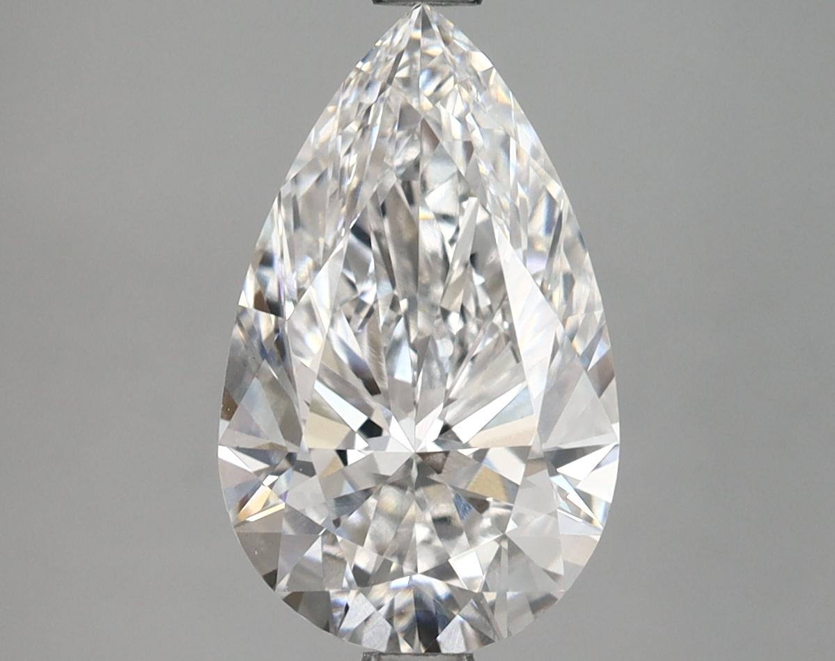2.9 Carat Pear Shaped Ideal Cut VVS2 IGI Certified Lab Grown Diamond