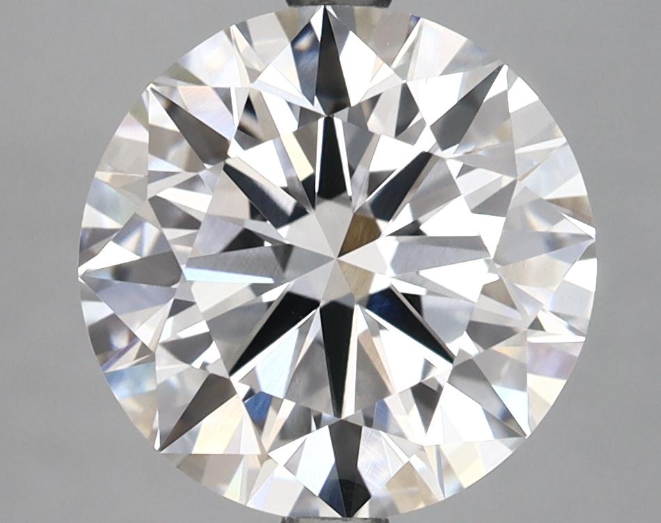 3.97 Carat Round Shaped Excellent Cut VVS2 IGI Certified Lab Grown Diamond