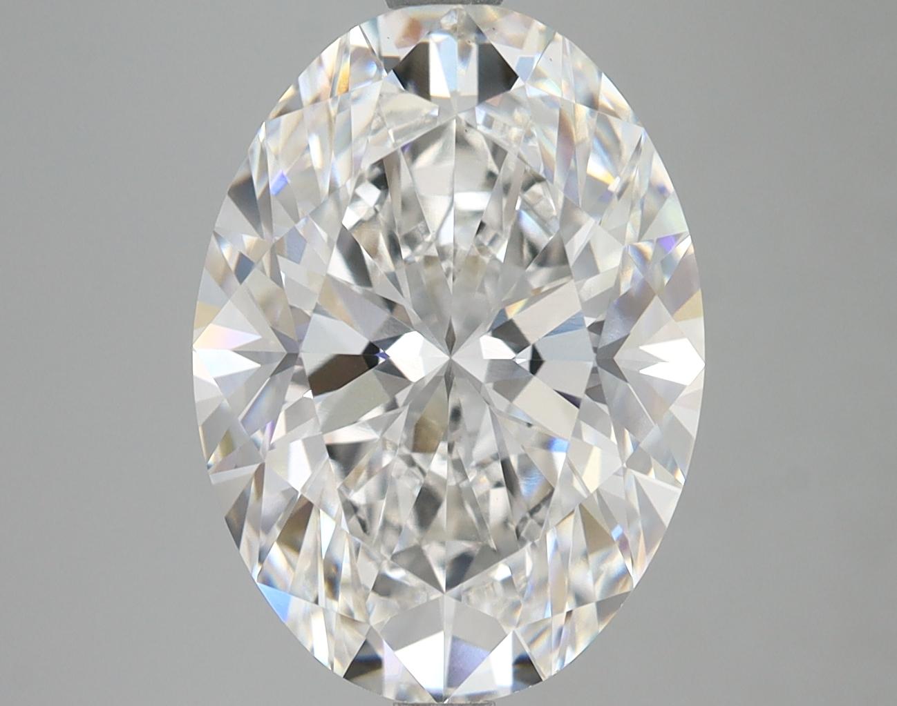 5.67 Carat Oval Shaped Ideal Cut VVS2 IGI Certified Lab Grown Diamond