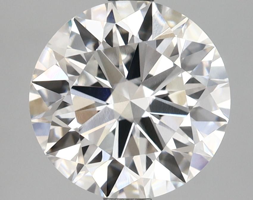 2.96 Carat Round Shaped Excellent Cut VVS2 IGI Certified Lab Grown Diamond