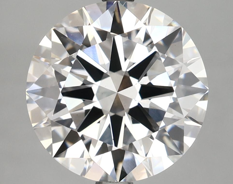3.97 Carat Round Shaped Excellent Cut VVS2 IGI Certified Lab Grown Diamond