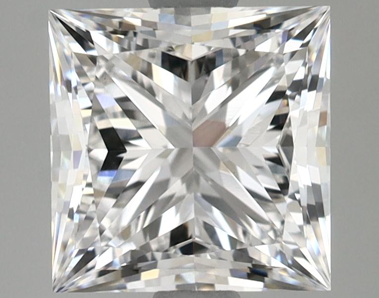2.95 Carat Princess Shaped Ideal Cut VVS2 IGI Certified Lab Grown Diamond