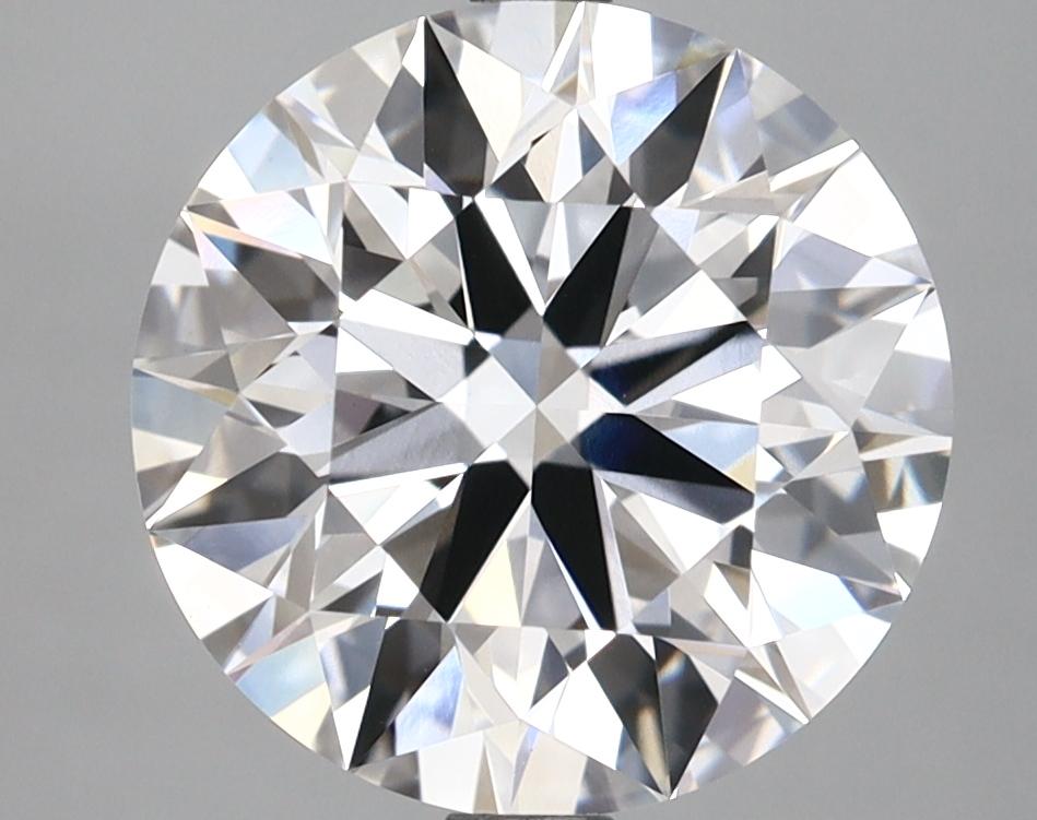 4.09 Carat Round Shaped Ideal Cut VVS2 IGI Certified Lab Grown Diamond