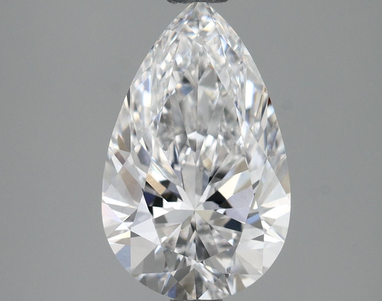 2.1 Carat Pear Shaped Ideal Cut VVS2 IGI Certified Lab Grown Diamond