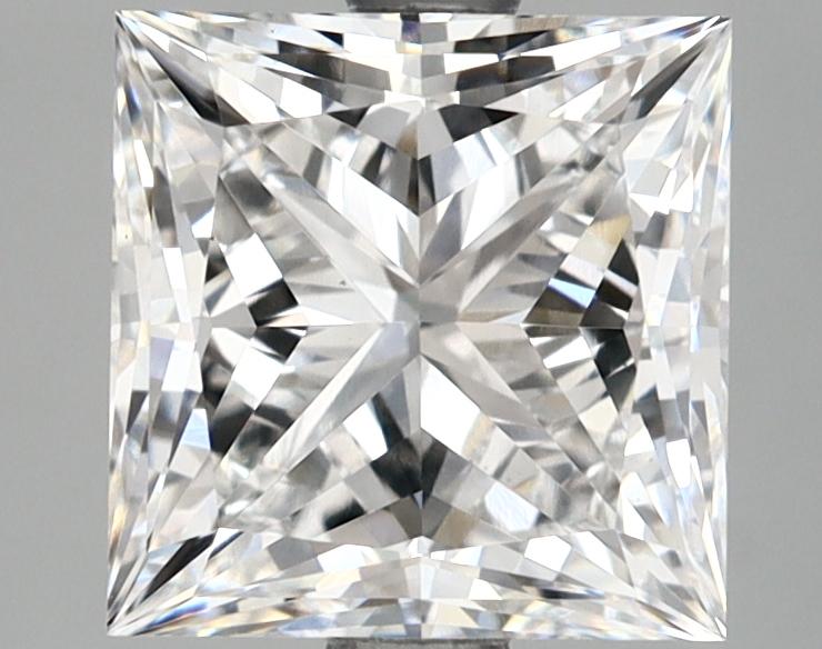 2.81 Carat Princess Shaped Ideal Cut VVS2 IGI Certified Lab Grown Diamond