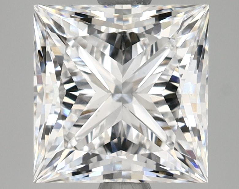 3.09 Carat Princess Shaped Ideal Cut VS1 IGI Certified Lab Grown Diamond
