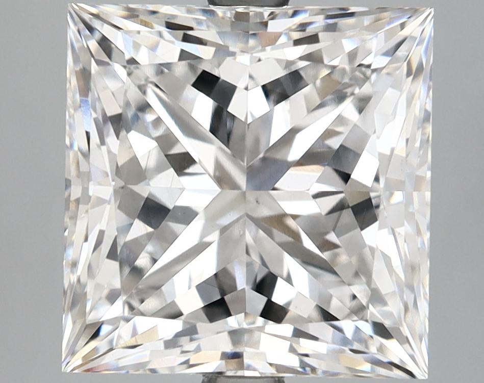 6.05 Carat Princess Shaped Ideal Cut VS1 IGI Certified Lab Grown Diamond