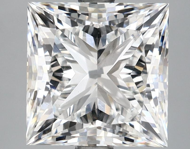 3.76 Carat Princess Shaped Ideal Cut VVS2 IGI Certified Lab Grown Diamond