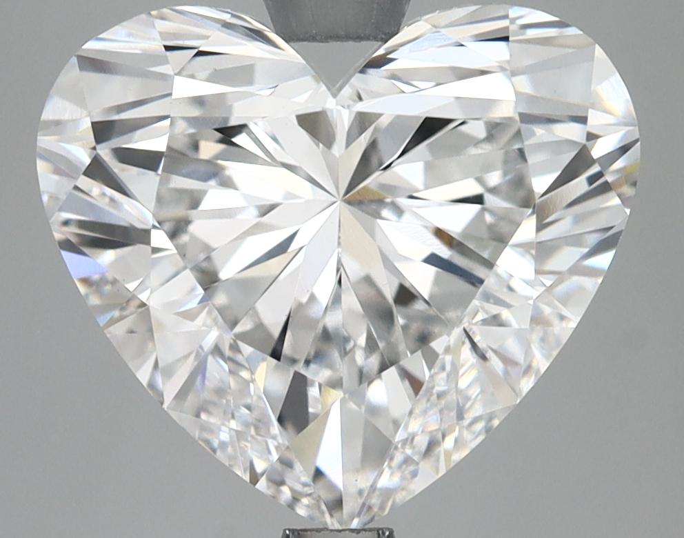 5.05 Carat Heart Shaped Ideal Cut VVS2 IGI Certified Lab Grown Diamond
