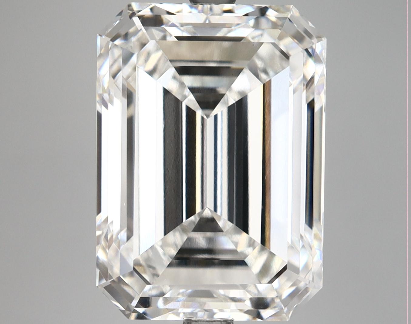 9.66 Carat Emerald Shaped Excellent Cut VS1 IGI Certified Lab Grown Diamond