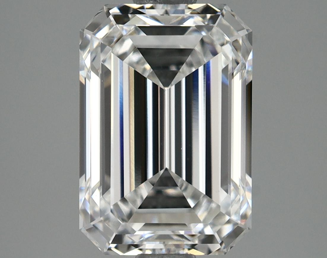 2.55 Carat Emerald Shaped Ideal Cut VVS2 IGI Certified Lab Grown Diamond