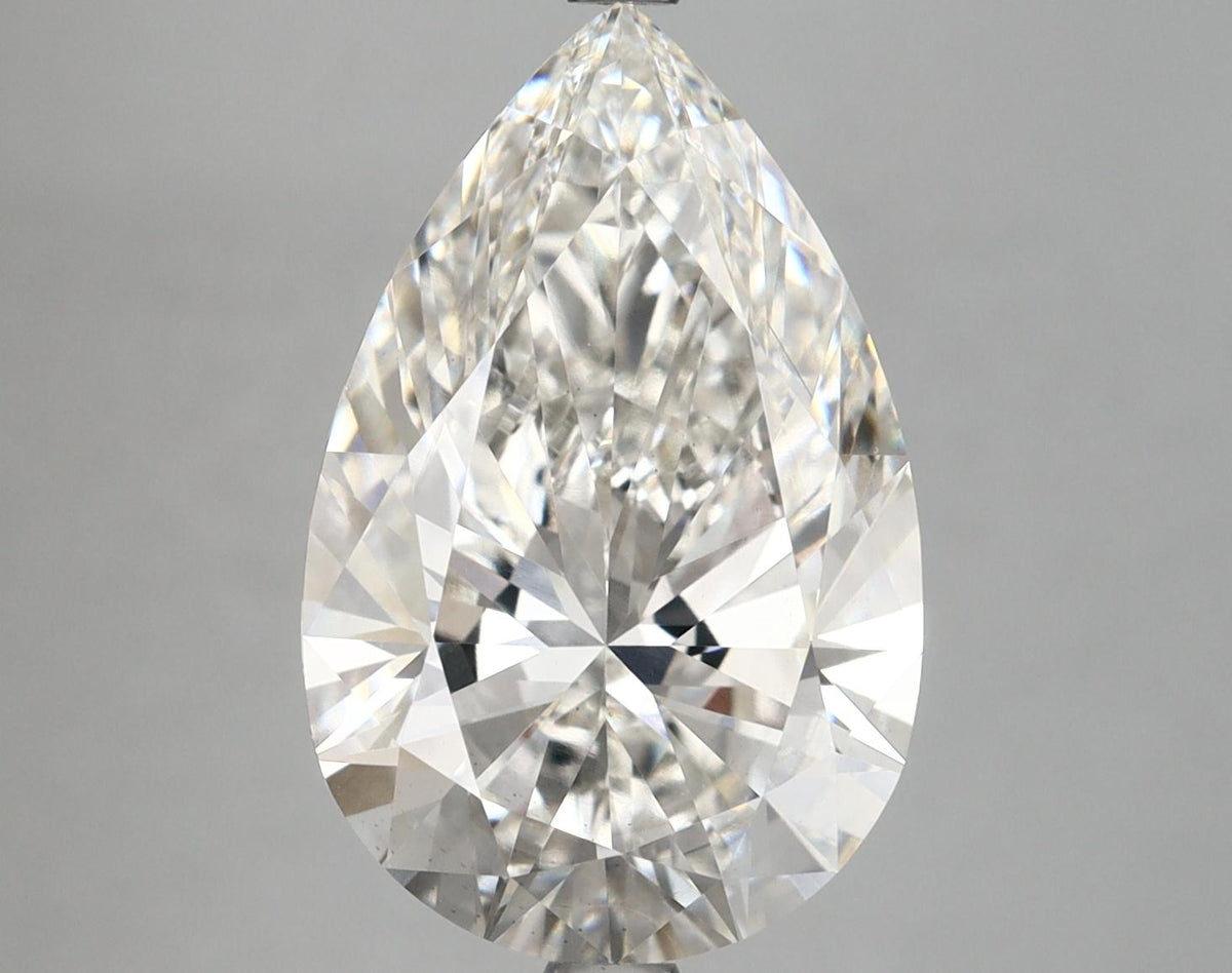 5.75 Carat Pear Shaped Ideal Cut VS2 IGI Certified Lab Grown Diamond