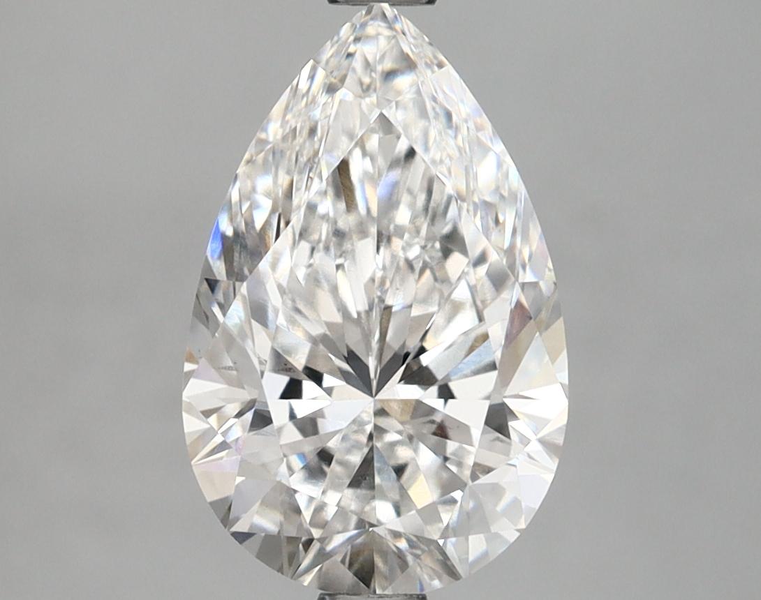 2.63 Carat Pear Shaped Ideal Cut VS2 IGI Certified Lab Grown Diamond
