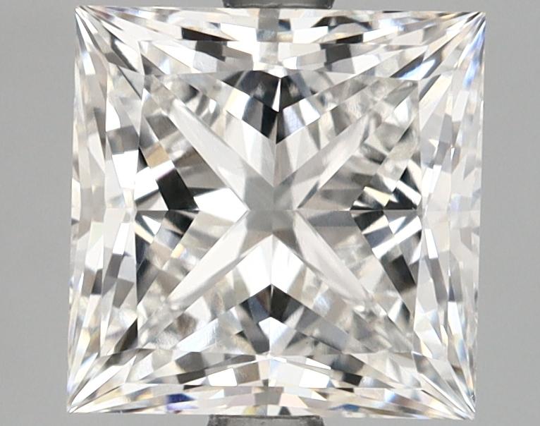 3.09 Carat Princess Shaped Ideal Cut VVS2 IGI Certified Lab Grown Diamond