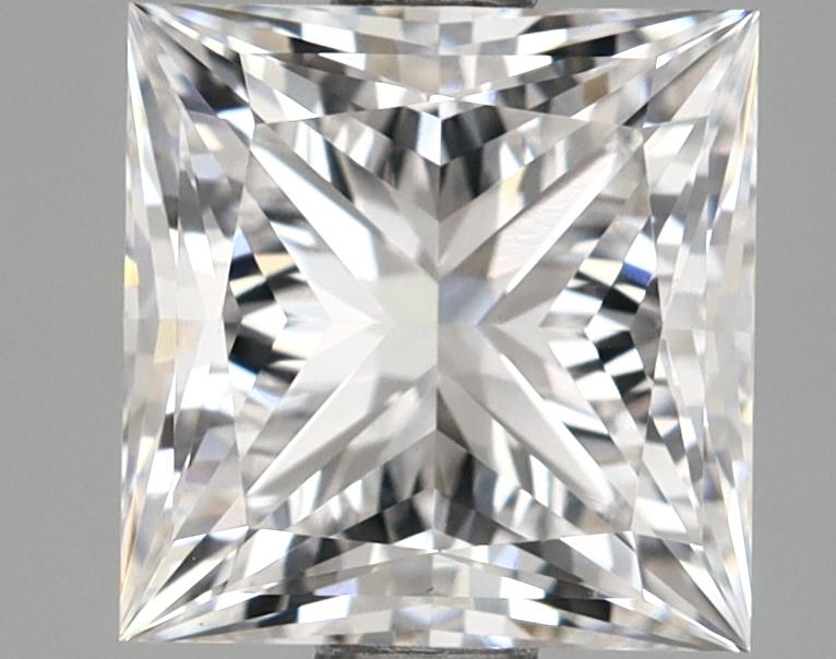 1.67 Carat Princess Shaped Ideal Cut VVS2 IGI Certified Lab Grown Diamond