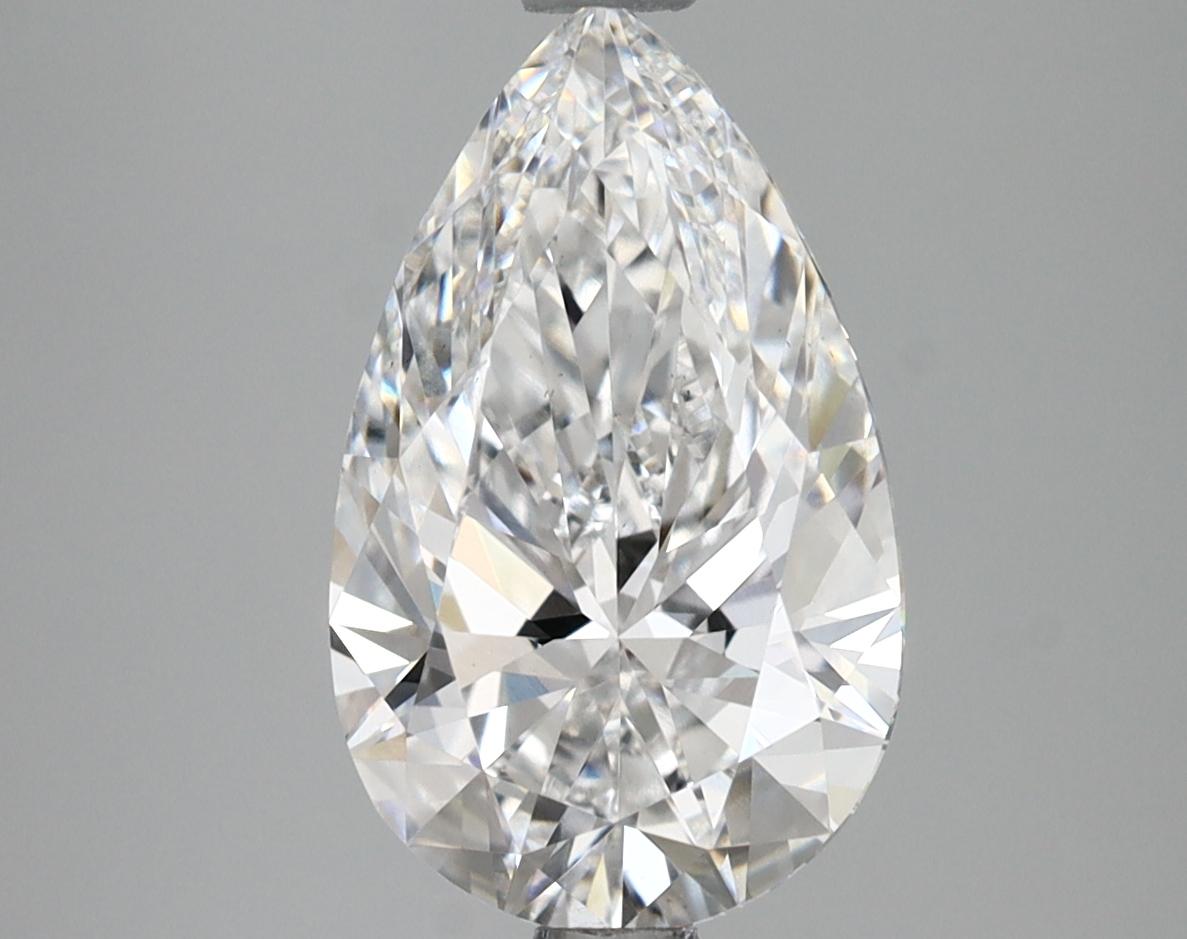 2.97 Carat Pear Shaped Ideal Cut VS1 IGI Certified Lab Grown Diamond
