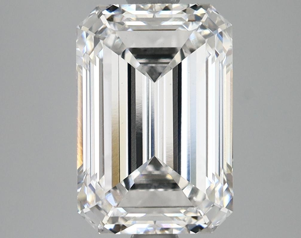 3.58 Carat Emerald Shaped Ideal Cut VVS2 IGI Certified Lab Grown Diamond