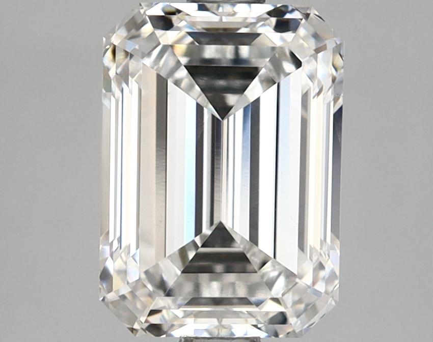 2.53 Carat Emerald Shaped Ideal Cut VVS2 IGI Certified Lab Grown Diamond