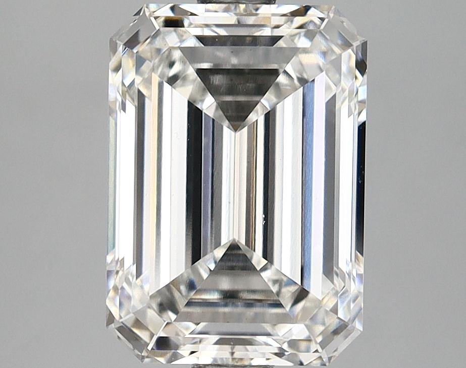 3.07 Carat Emerald Shaped Ideal Cut VVS2 IGI Certified Lab Grown Diamond
