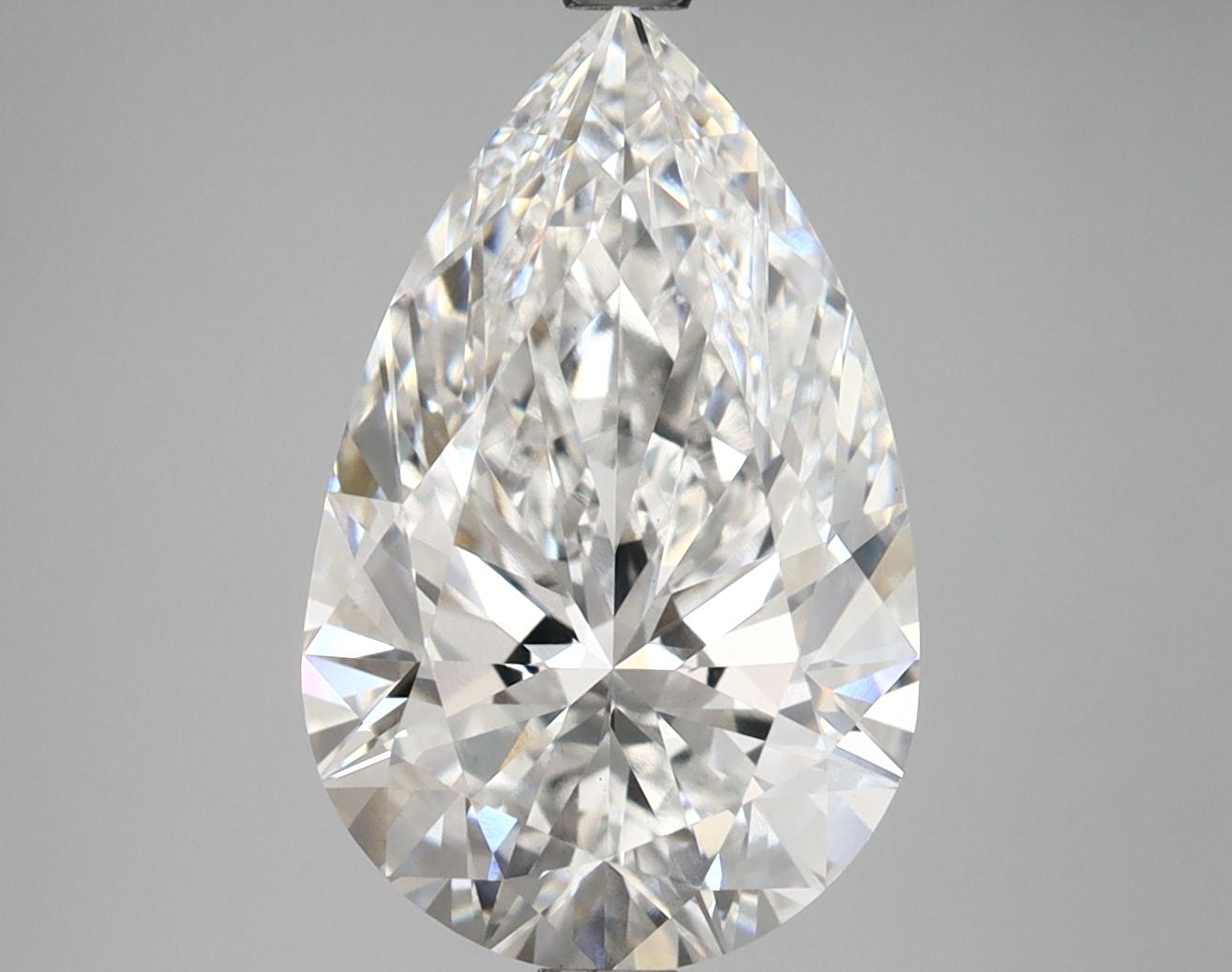 4.21 Carat Pear Shaped Ideal Cut VS1 IGI Certified Lab Grown Diamond