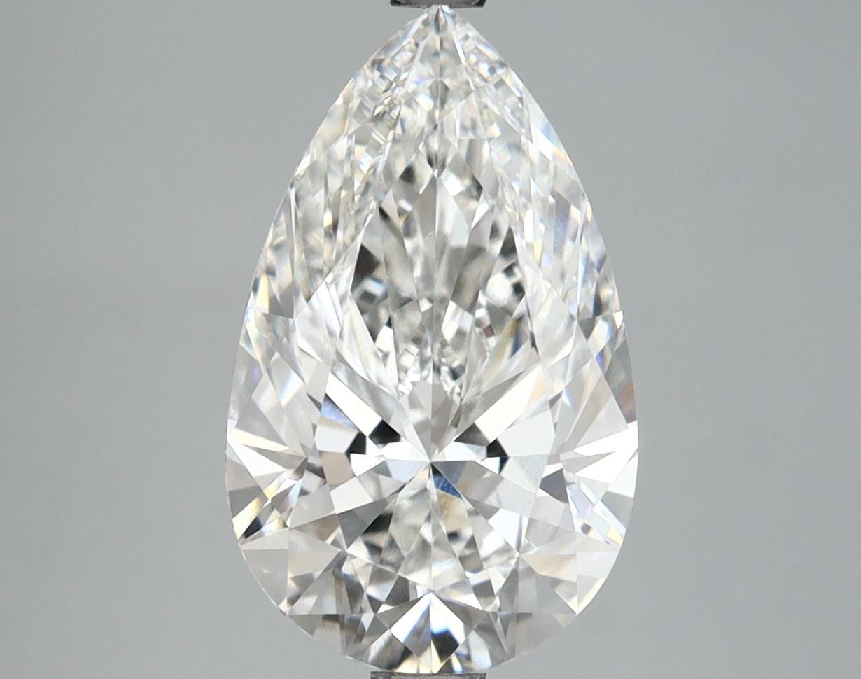 3.19 Carat Pear Shaped Ideal Cut VVS2 IGI Certified Lab Grown Diamond