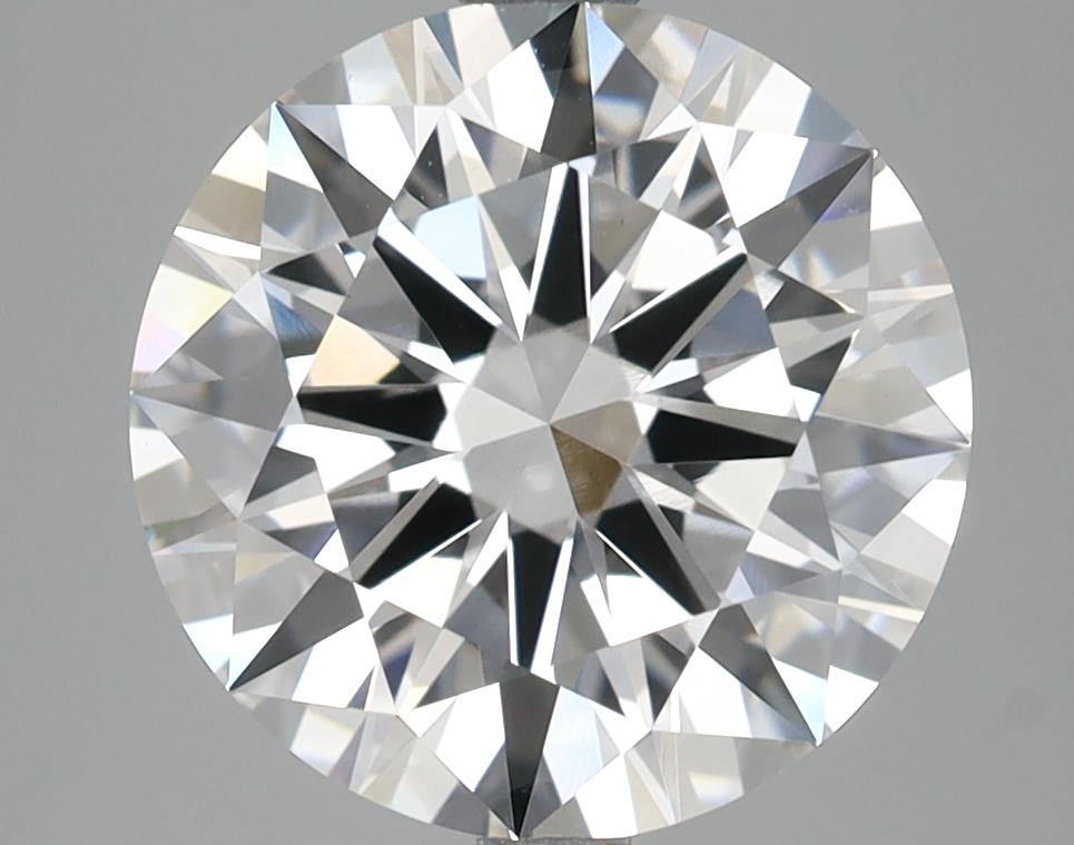 3.96 Carat Round Shaped Excellent Cut VVS2 IGI Certified Lab Grown Diamond