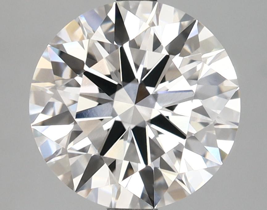 3.04 Carat Round Shaped Ideal Cut VVS2 IGI Certified Lab Grown Diamond