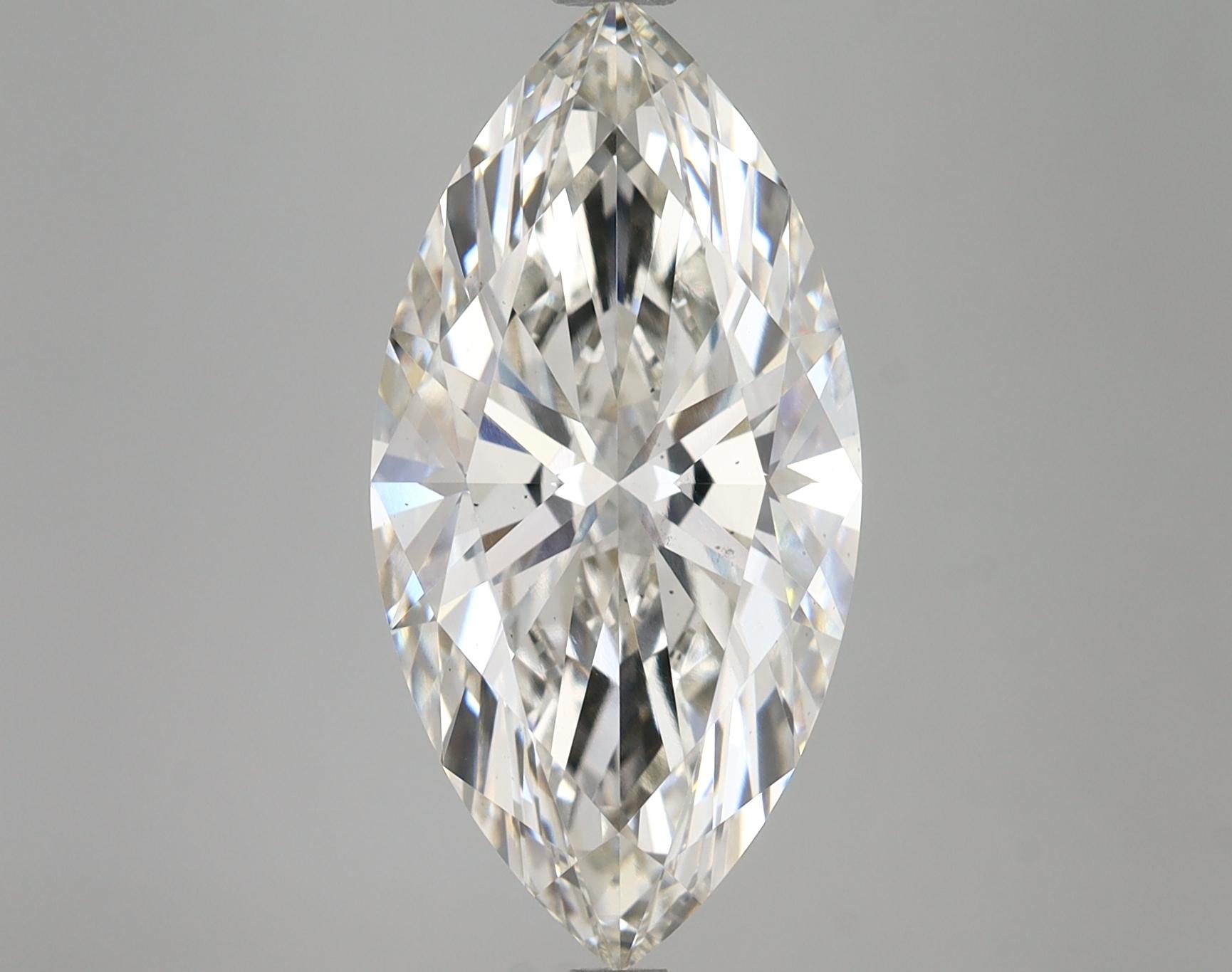 5.71 Carat Marquise Shaped Ideal Cut VS2 IGI Certified Lab Grown Diamond
