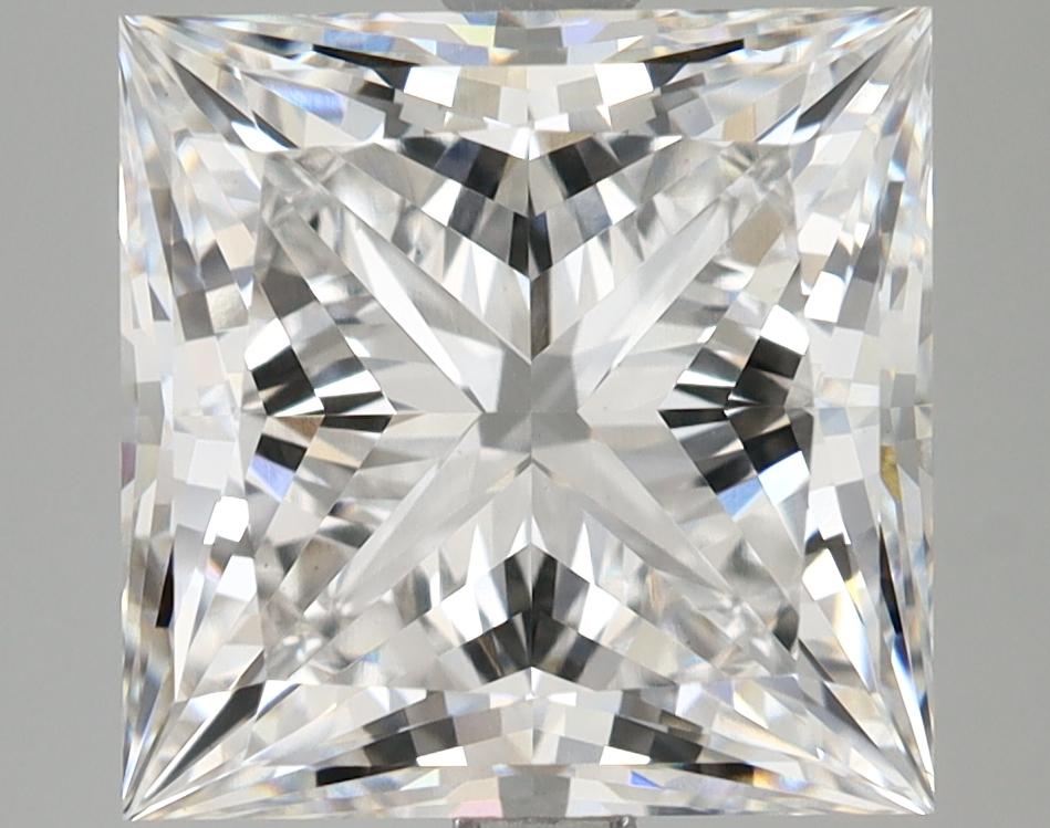 6.01 Carat Princess Shaped Ideal Cut VS1 IGI Certified Lab Grown Diamond